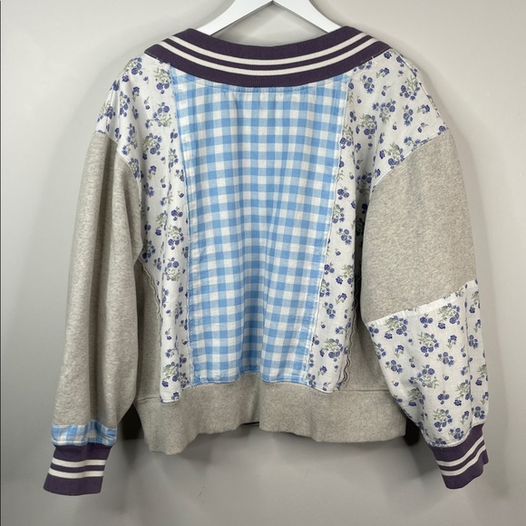 Free People Lucy Sweathirt Gray Size Small - Picture 5 of 6